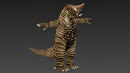 ゴモラの3Dデータ