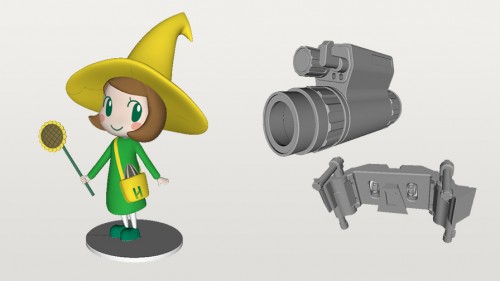 いろいろな3Dデータの画像