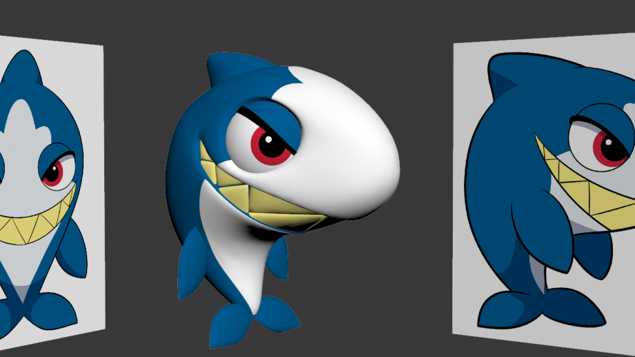 サメの3Dモデル