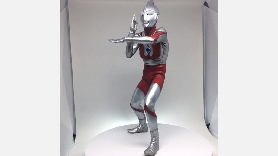 ウルトラマンの3Dスキャンの様子