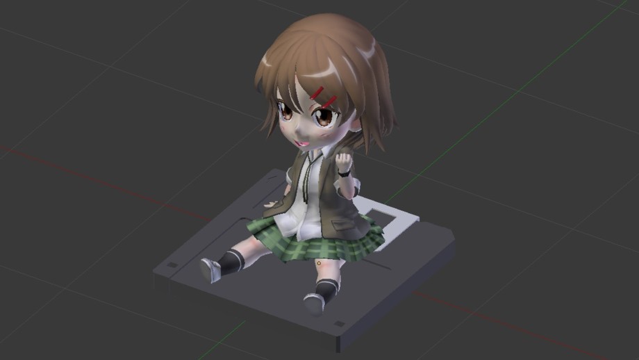 キャラクターの3Dモデル