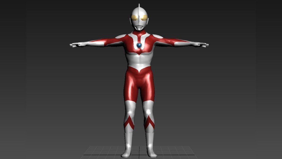 ウルトラマンの3Dモデル1