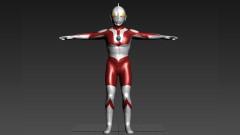 ウルトラマンの3Dモデル1