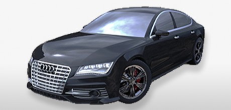 乗用車の3Dモデル