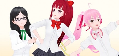 Vtuberの3Dモデル画像